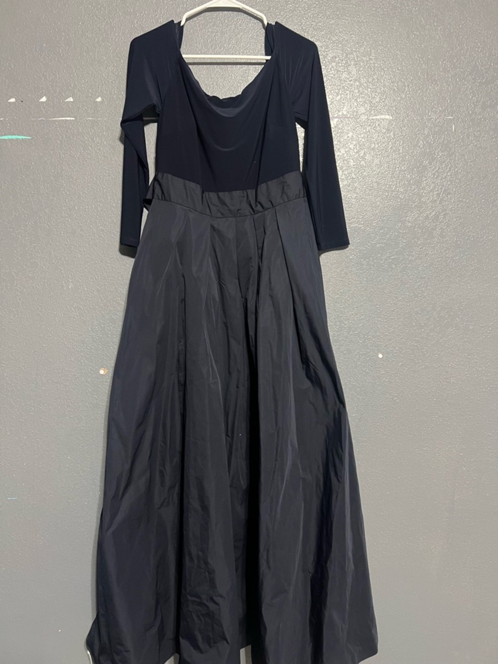 Ralph Lauren Navy Classic Long Sleeve Dress